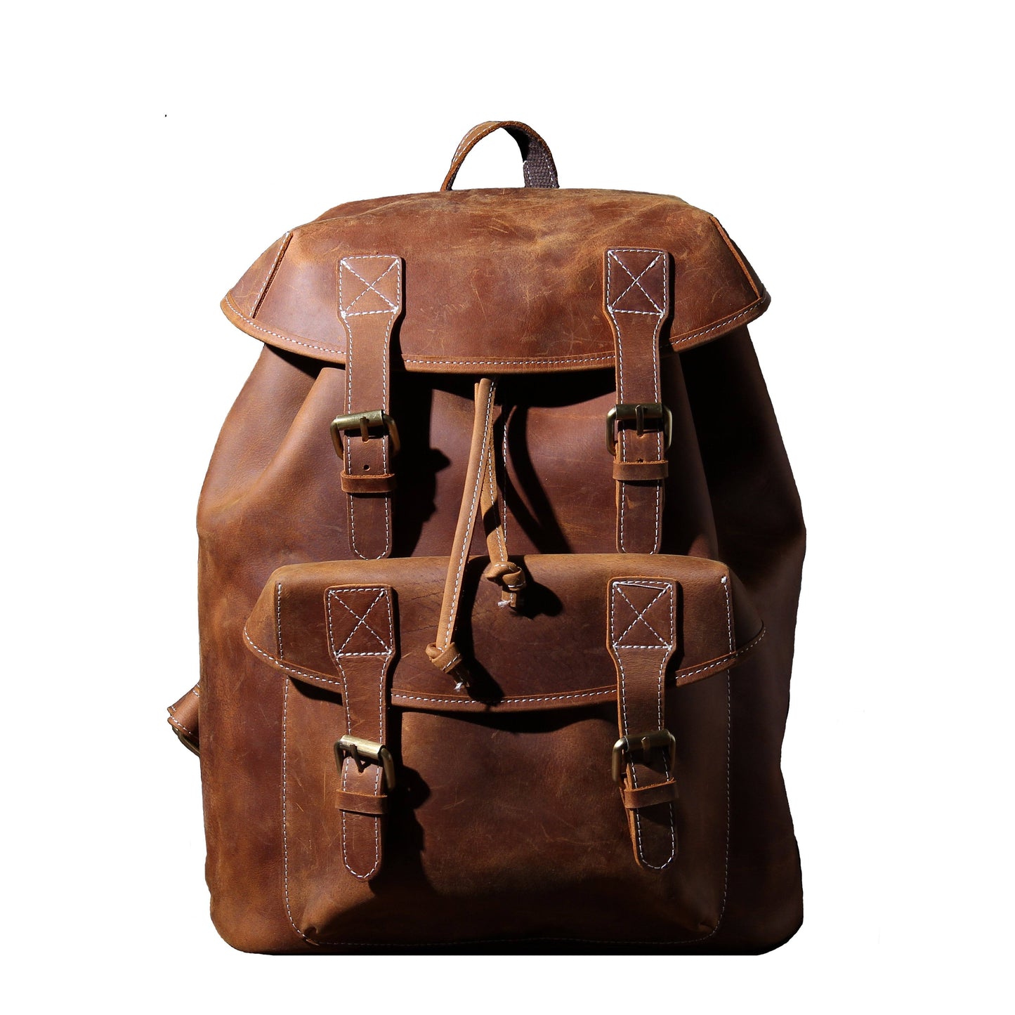 Edric | Leather Knapsack