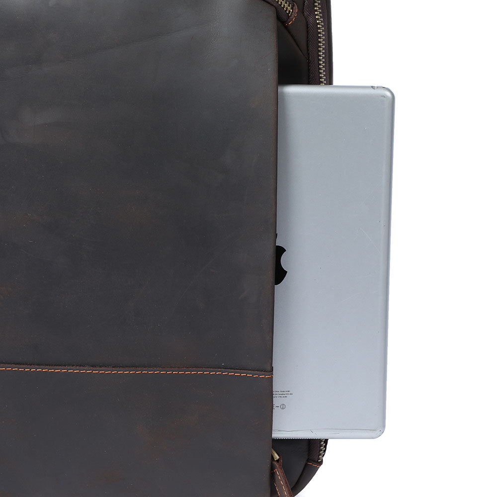 Darwin | Leather Laptop Rucksack