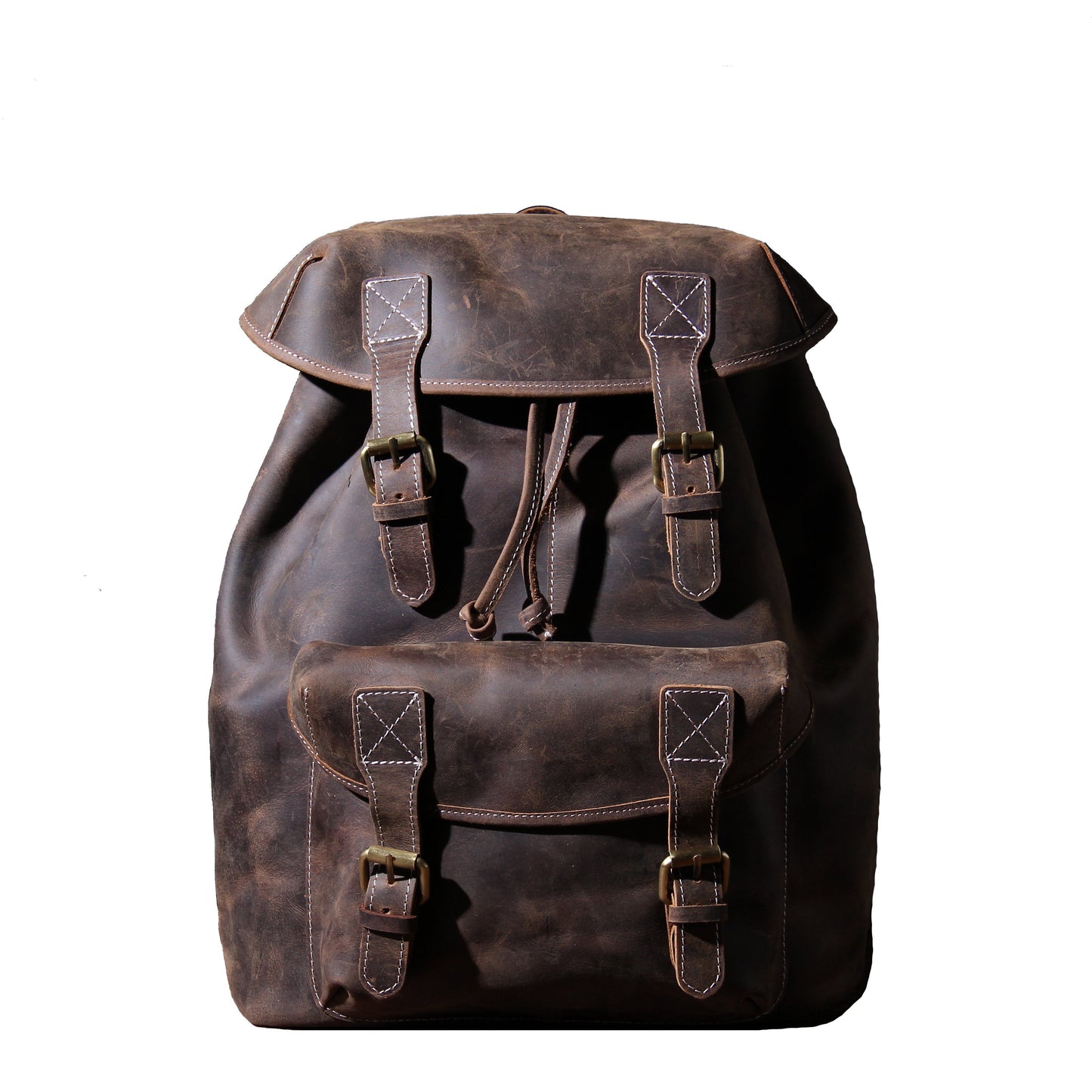 Edric | Leather Knapsack