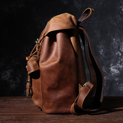 Edric | Leather Knapsack