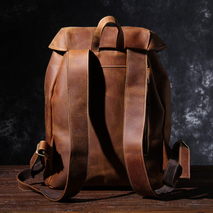 Edric | Leather Knapsack