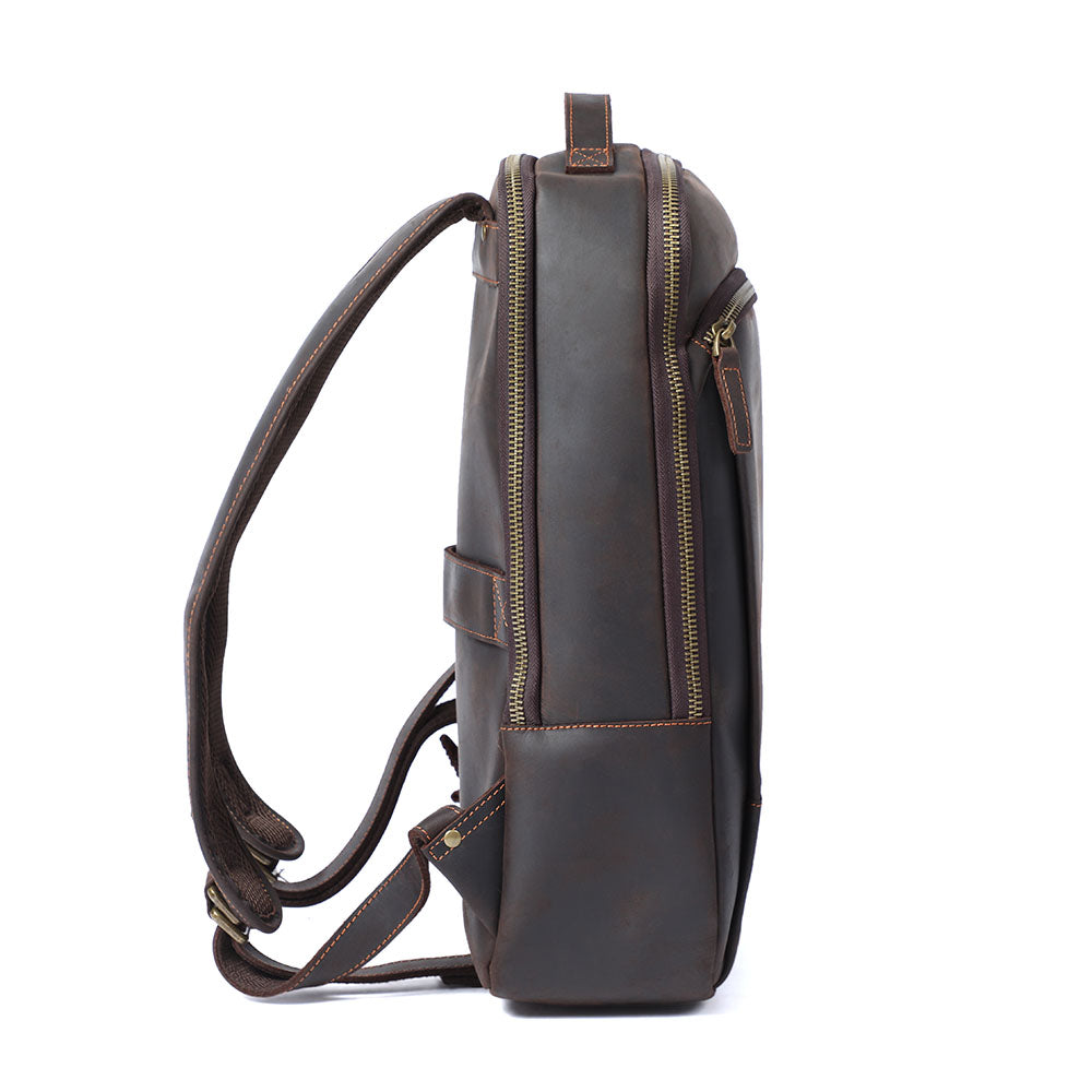 Darwin | Leather Laptop Rucksack