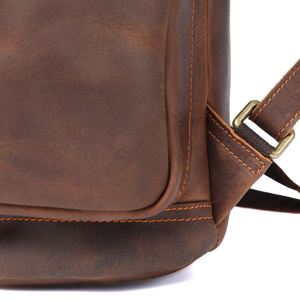 Reed | Leather Laptop Backpack