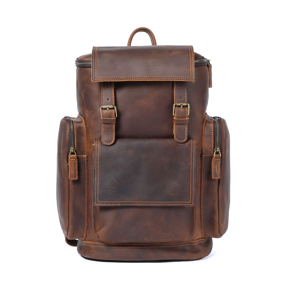 Reed | Leather Laptop Backpack