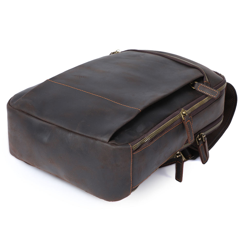 Darwin | Leather Laptop Rucksack