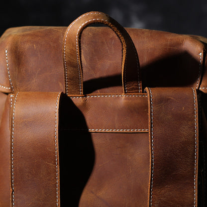 Edric | Leather Knapsack