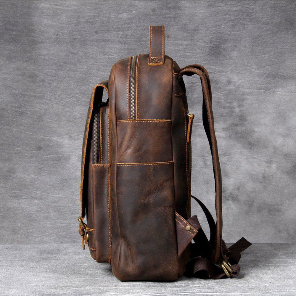 Dominic | Tan Leather Backpack