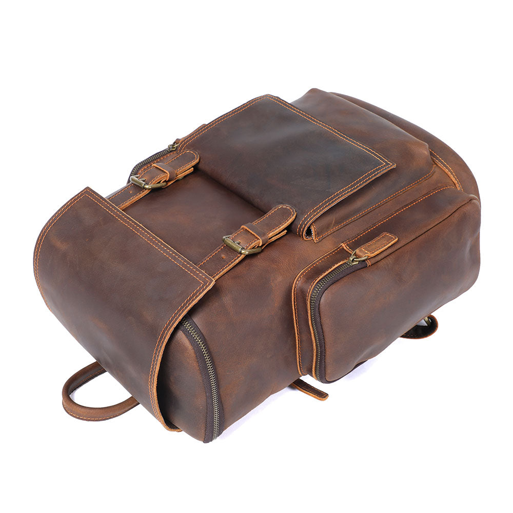 Reed | Leather Laptop Backpack