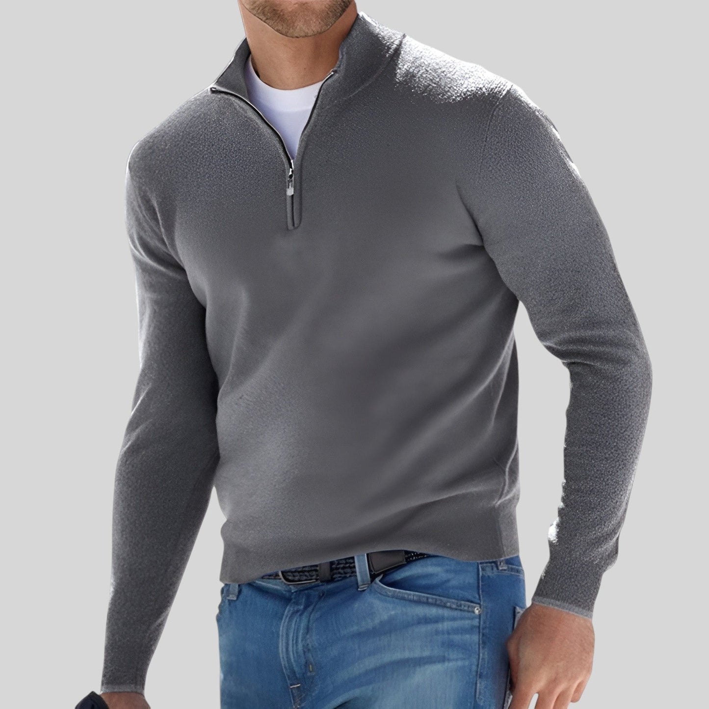 Oliver | Luxe Men's Half-Zip Jumper