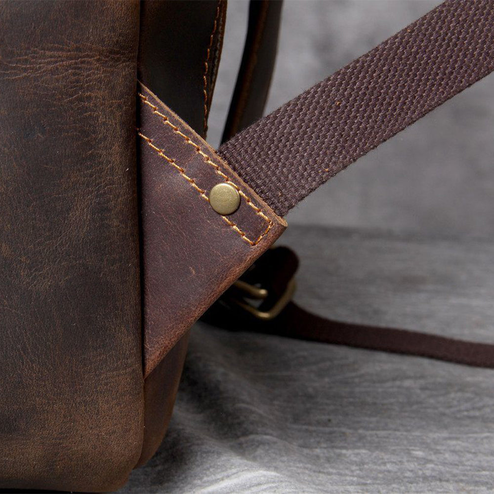 Dominic | Tan Leather Backpack