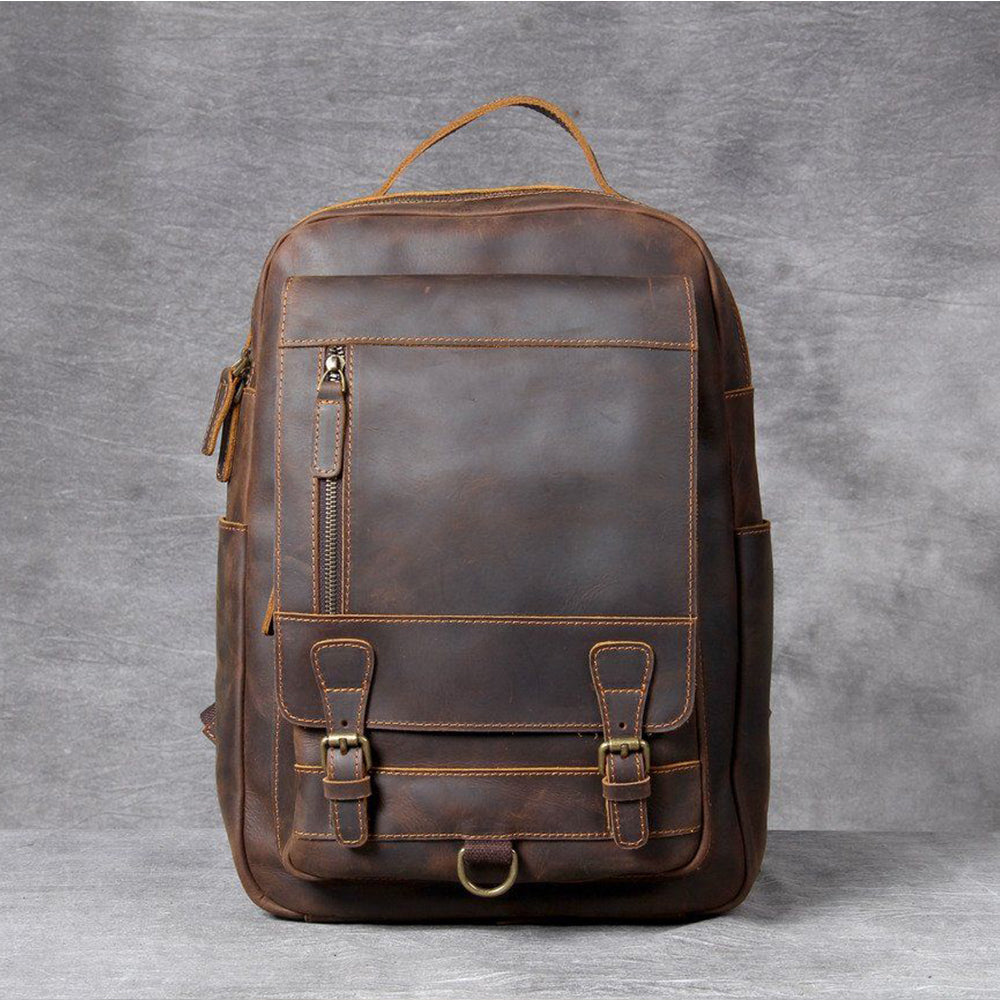 Dominic | Tan Leather Backpack