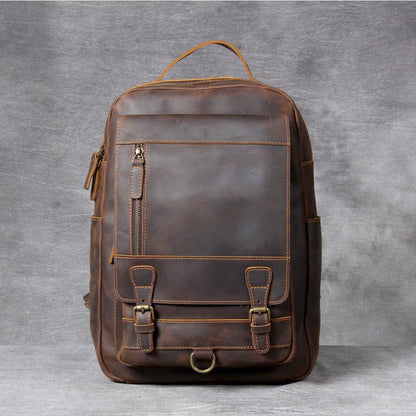 Dominic | Tan Leather Backpack