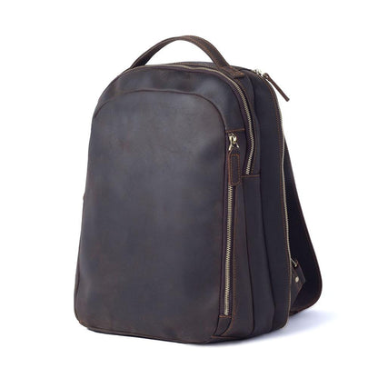 Oliver | Tan Leather Rucksack