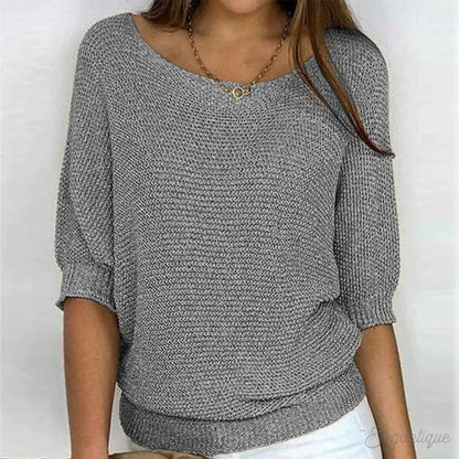 Tina |  Women's Lightweight Knit Sweater