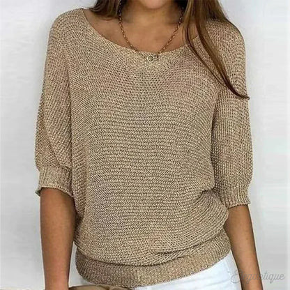 Tina |  Women's Lightweight Knit Sweater