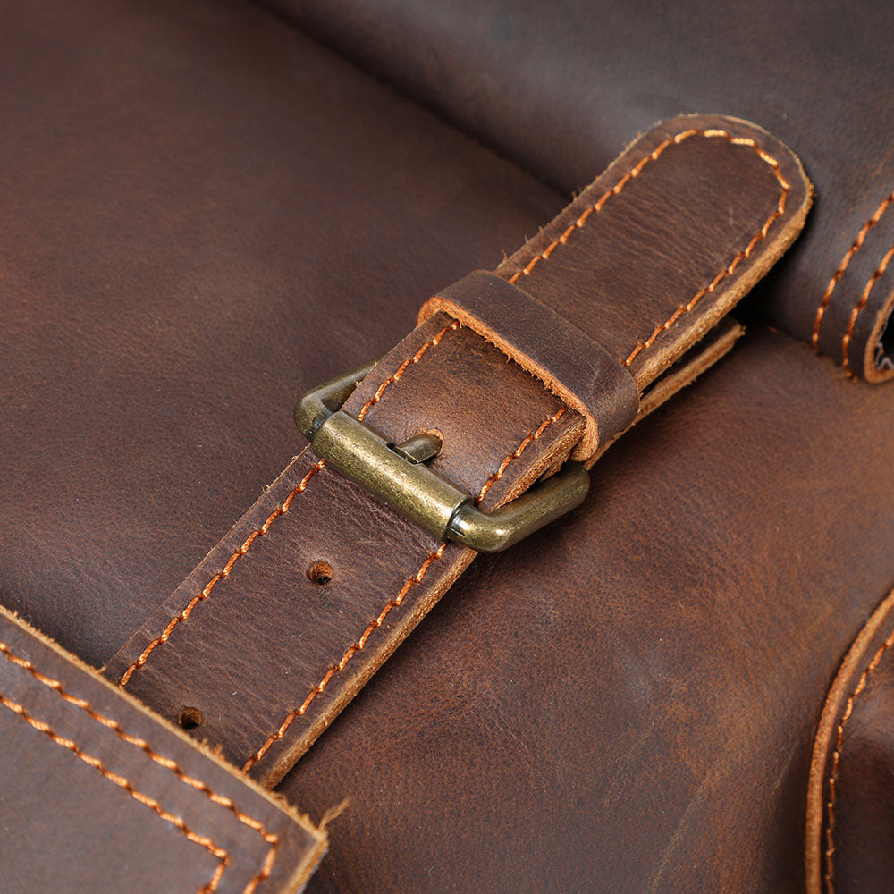 Reed | Leather Laptop Backpack