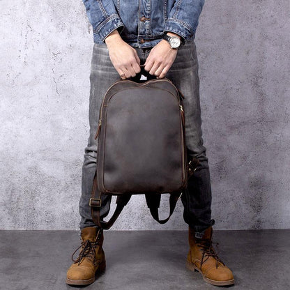 Oliver | Tan Leather Rucksack