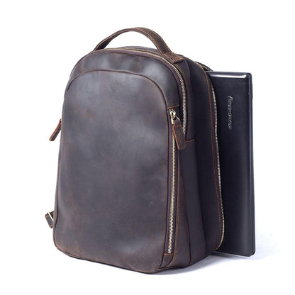 Oliver | Tan Leather Rucksack